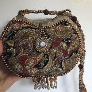 Mary Frances RETIRED RARE purse bag beaded